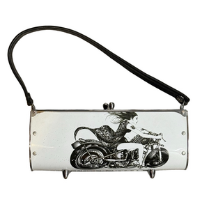Little Earth Metal Bag ~ Moto Style